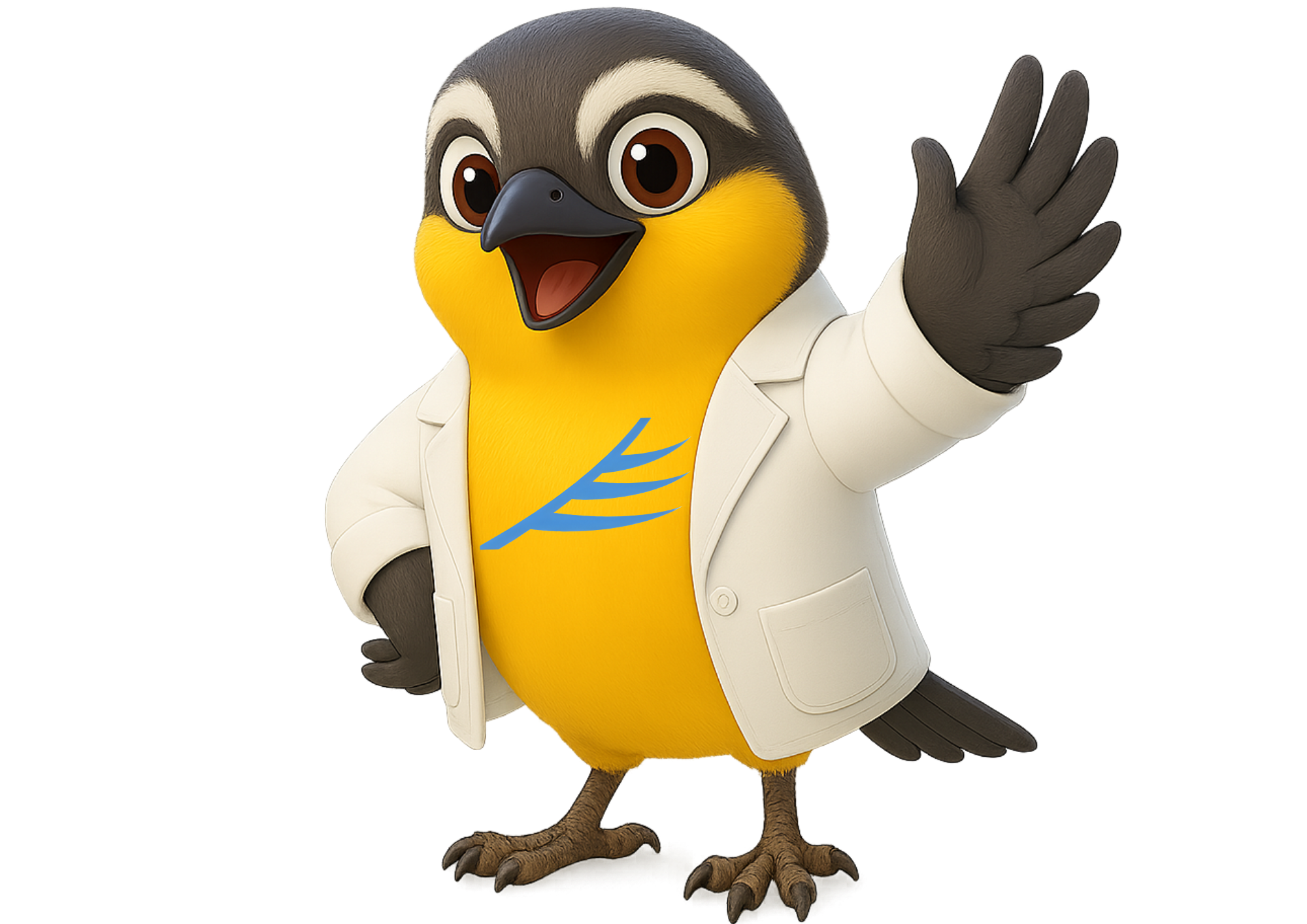 Breeze, the friendly STEM learning mascot